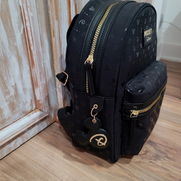 NWT Disney Mickey Mouse Monogram Backpack - Picture 5 of 12
